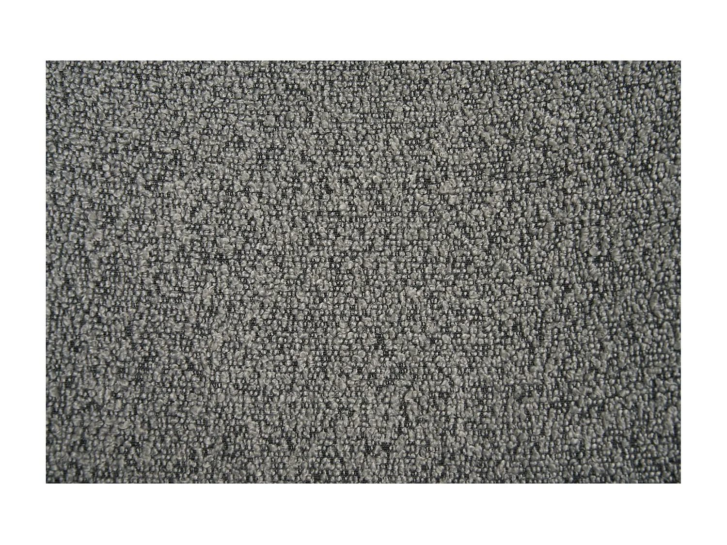 Chaise gris clair en bouclette avec dossier arrondi (lot de 2) MONTREUX