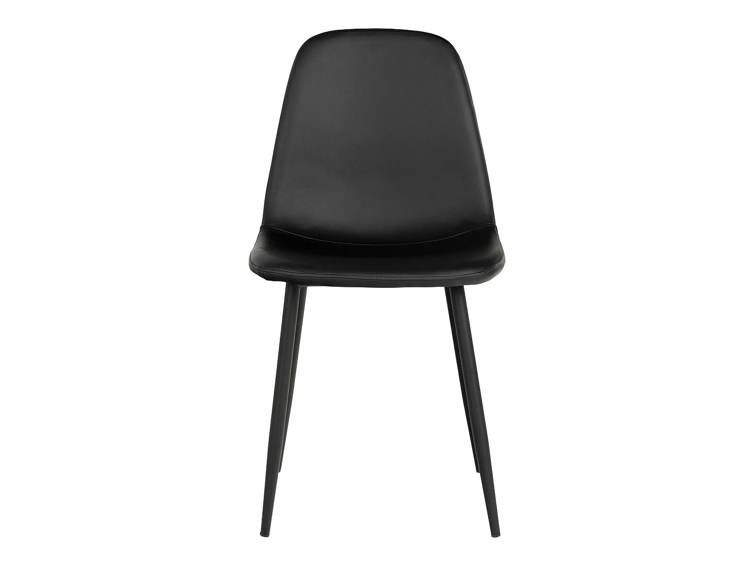 Chaise de salle à manger noire (lot de 2) BERLIN