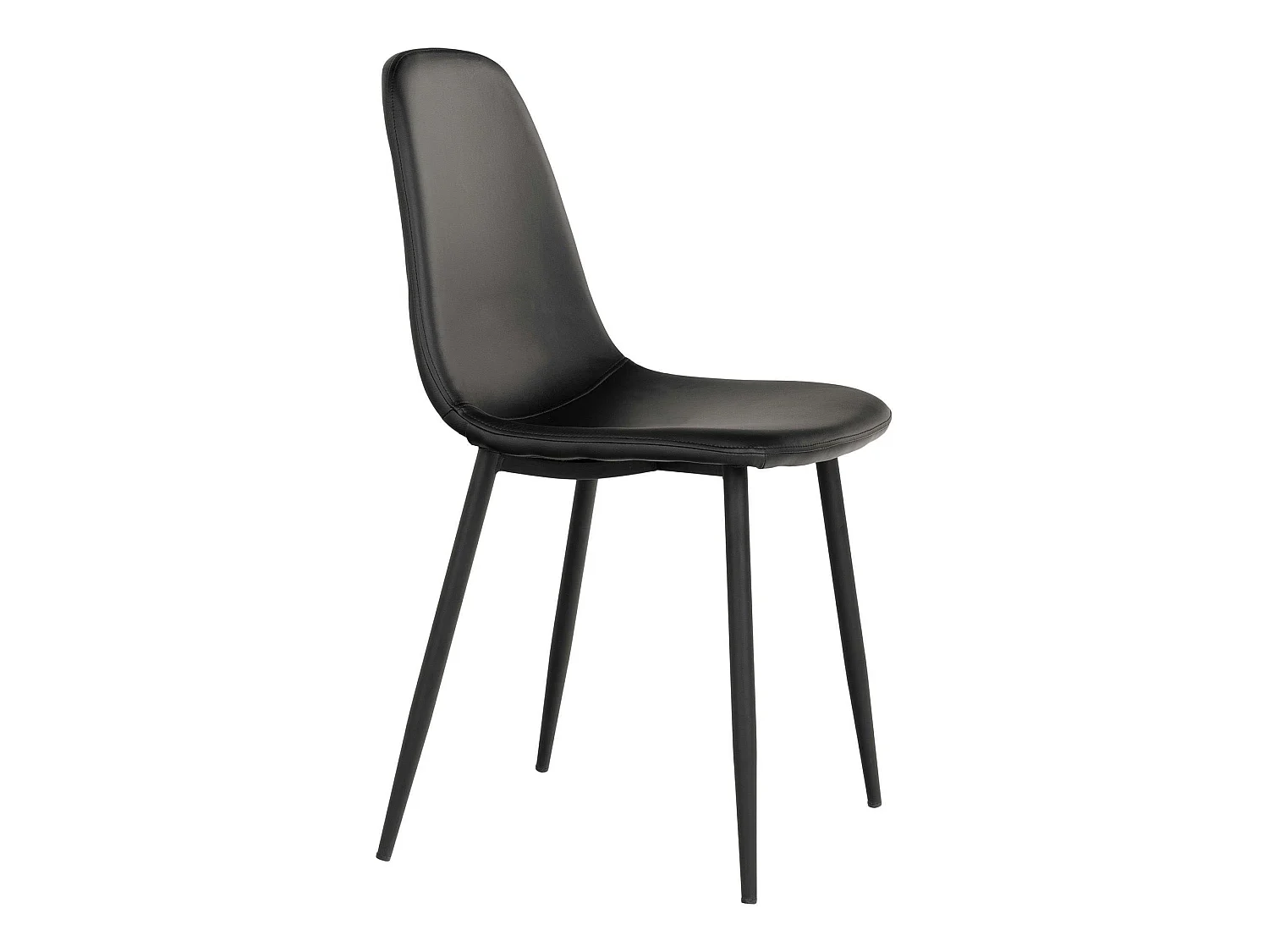 Chaise de salle à manger noire (lot de 2) BERLIN