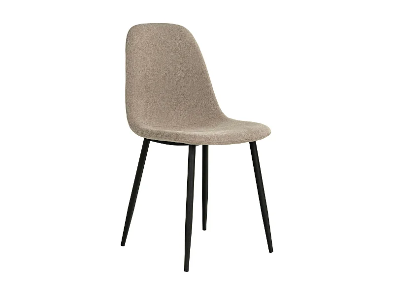 Chaise de salle à manger grise, style moderne (lot de 2) BERLIN