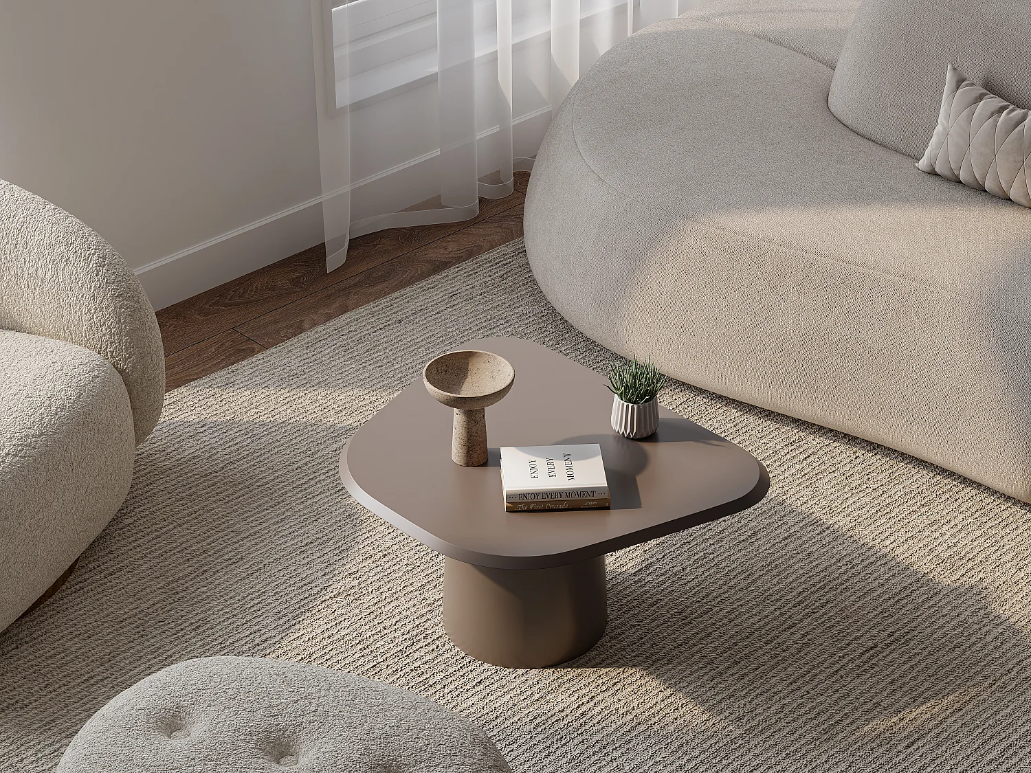 Mesa de centro de metal - Topo - ZINARA