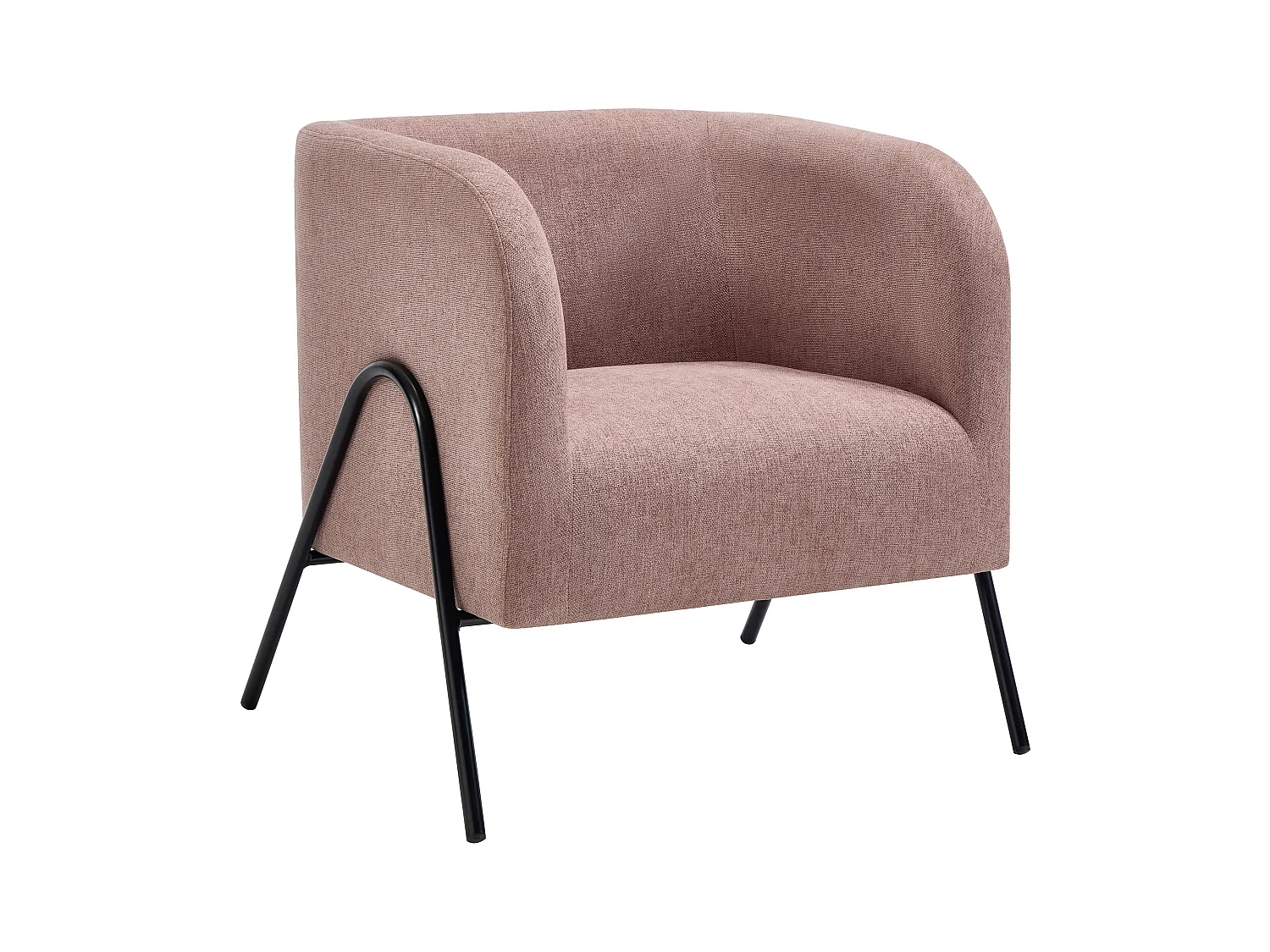 Rosa stoffstol BLINODA