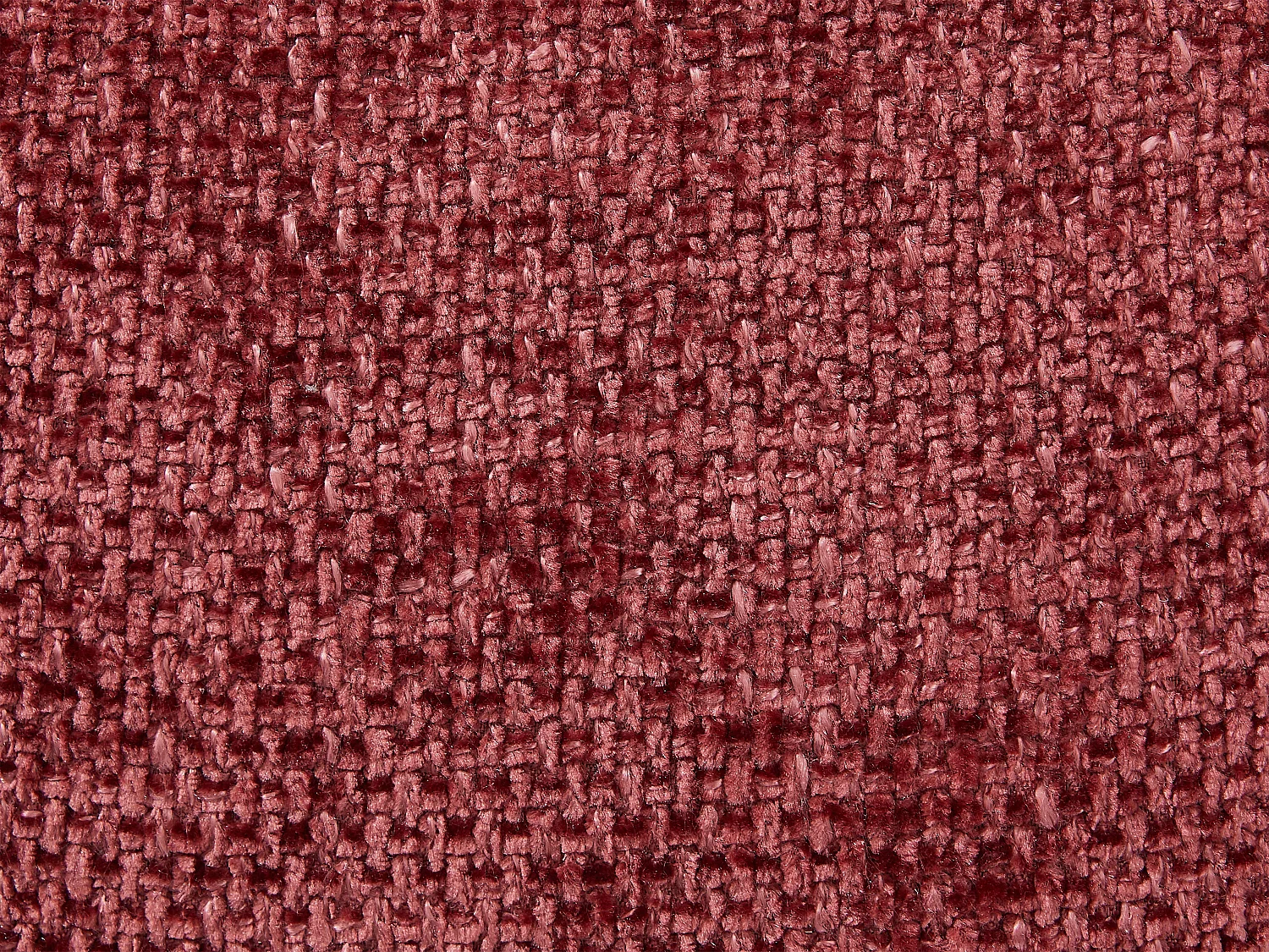 Canapé 3 places en tissu texturé bordeaux LERICI