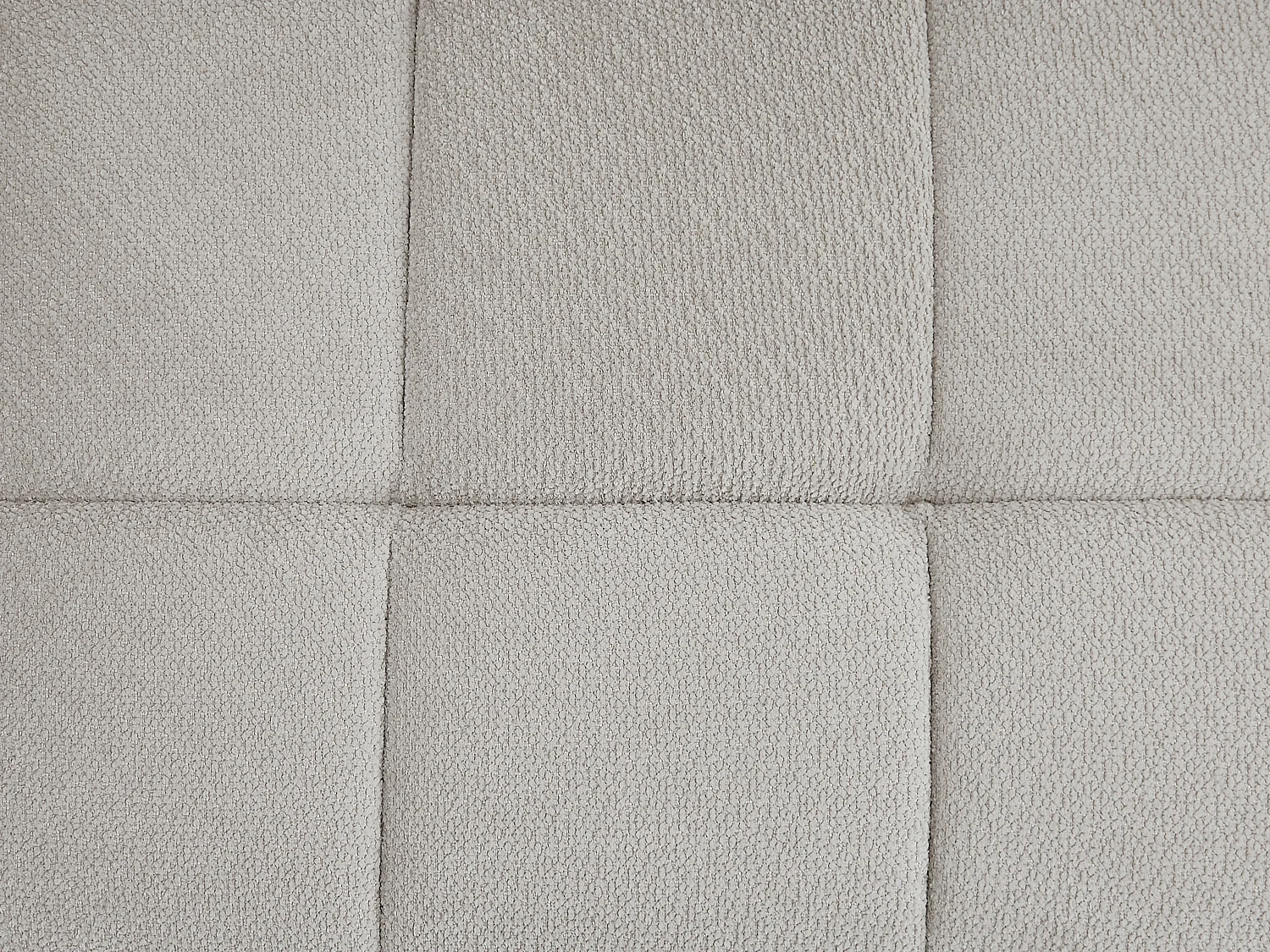 Canapé 3 places convertible en tissu chenille gris clair ISISTIA