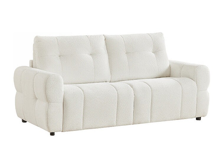 3-Sitzer-Schlafsofa aus beigem Chenille-Stoff ECORIA günstig online kaufen