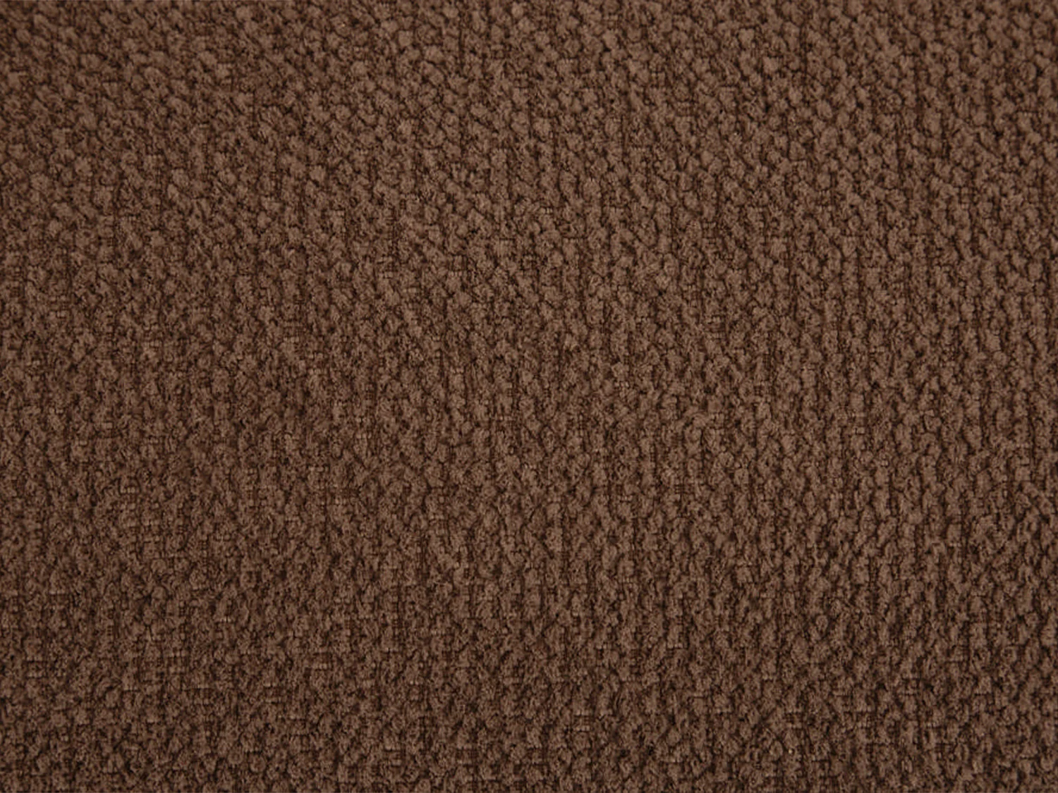 Canapé 3 places convertible en tissu chenille marron ECORIA