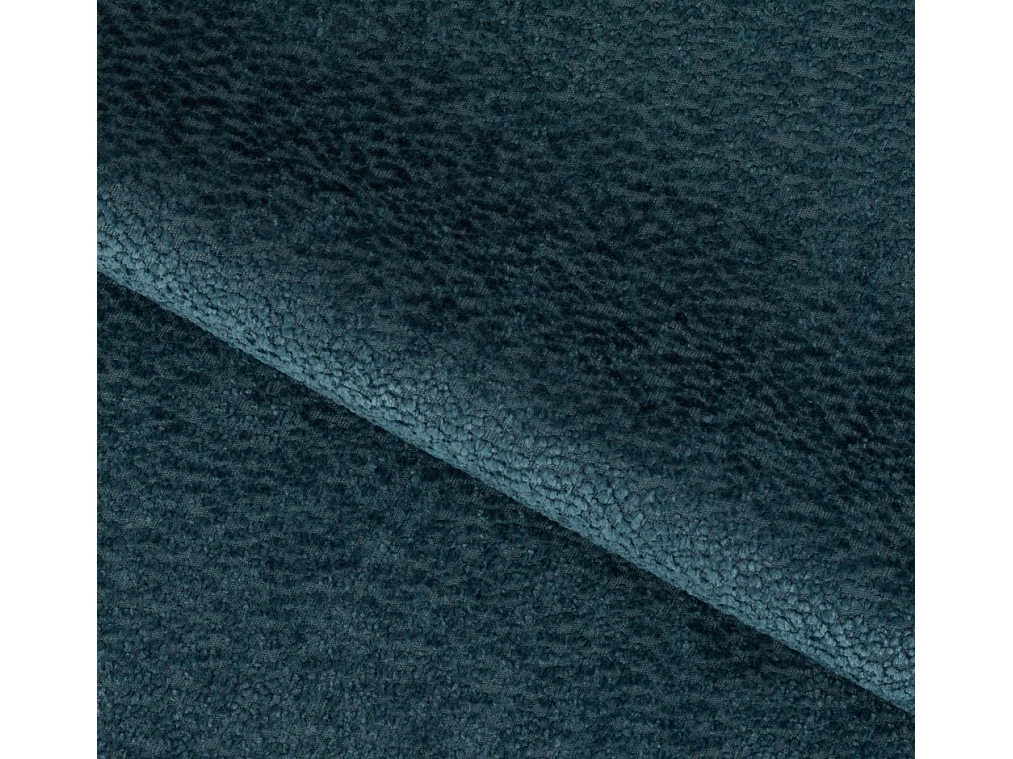 Canapé d'angle Roman R/revêtement tissu bouclé/bleu-vert