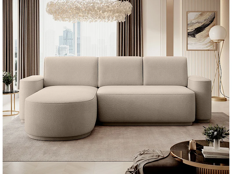 Ecksofa Weggis/Stoffbezug/Beige