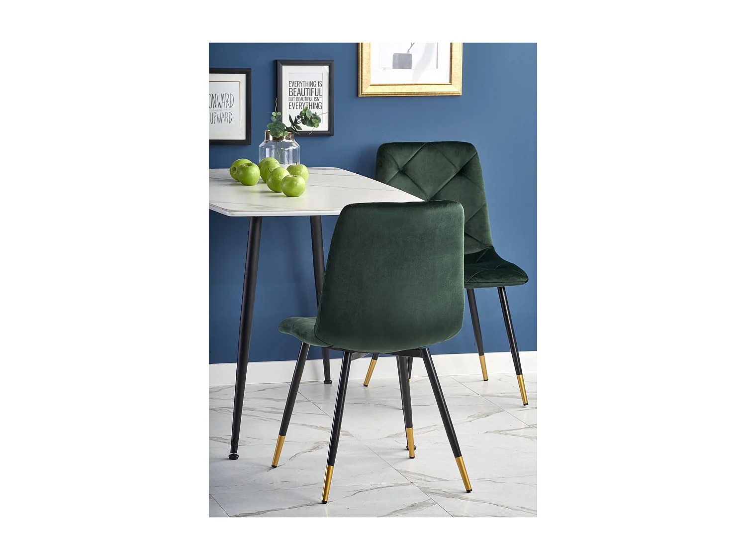 Table à manger Marco (70x120)/MDF/blanche