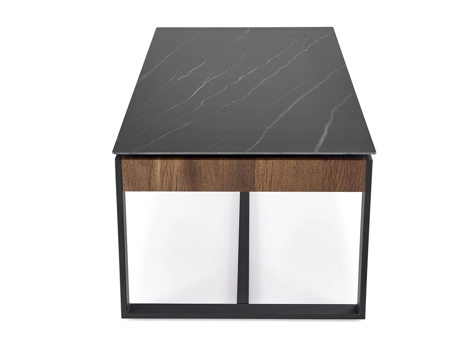 Couchtisch Ramona/MDF/Metall/Schwarz