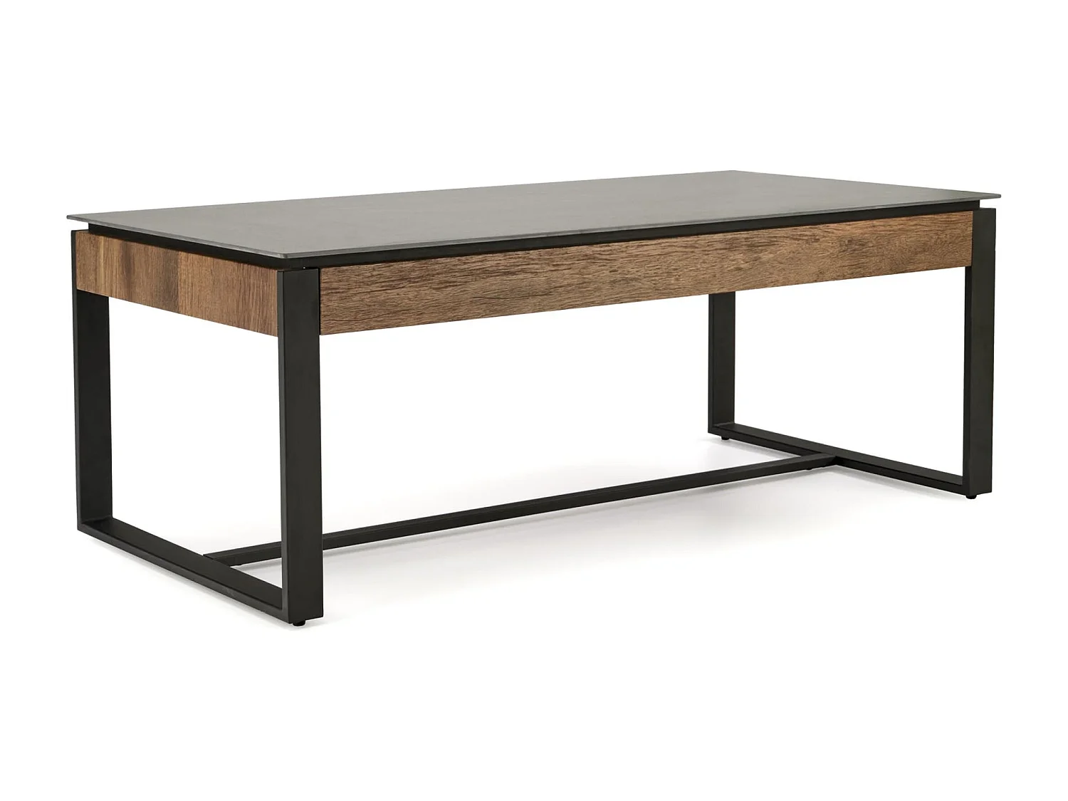 Couchtisch Ramona/MDF/Metall/Schwarz