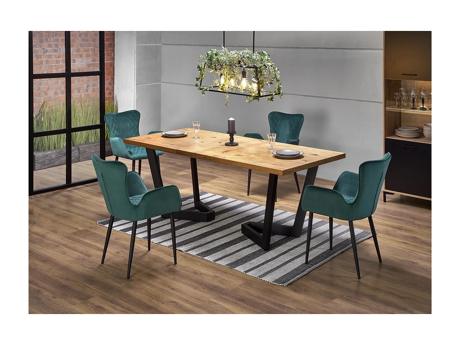 Esstisch Massive (90x160-250)/MDF/Beige