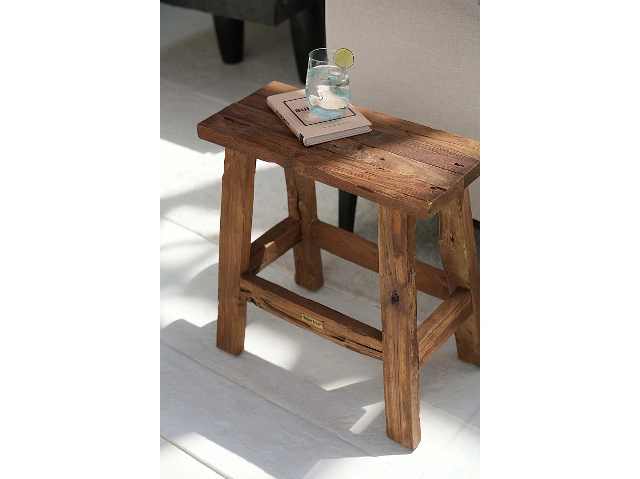 Der Fab Rustic Hocker - Natur