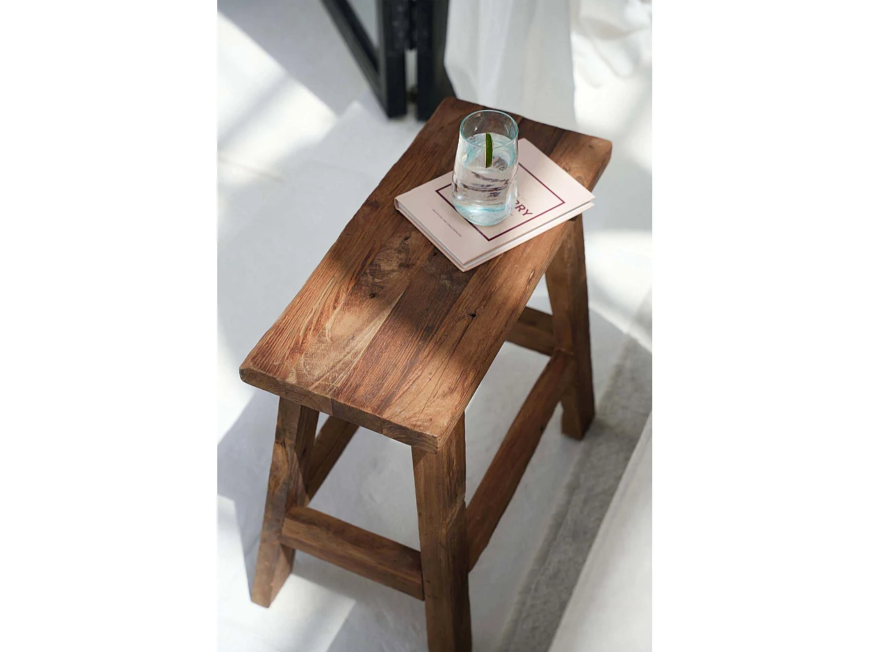Der Fab Rustic Hocker - Natur