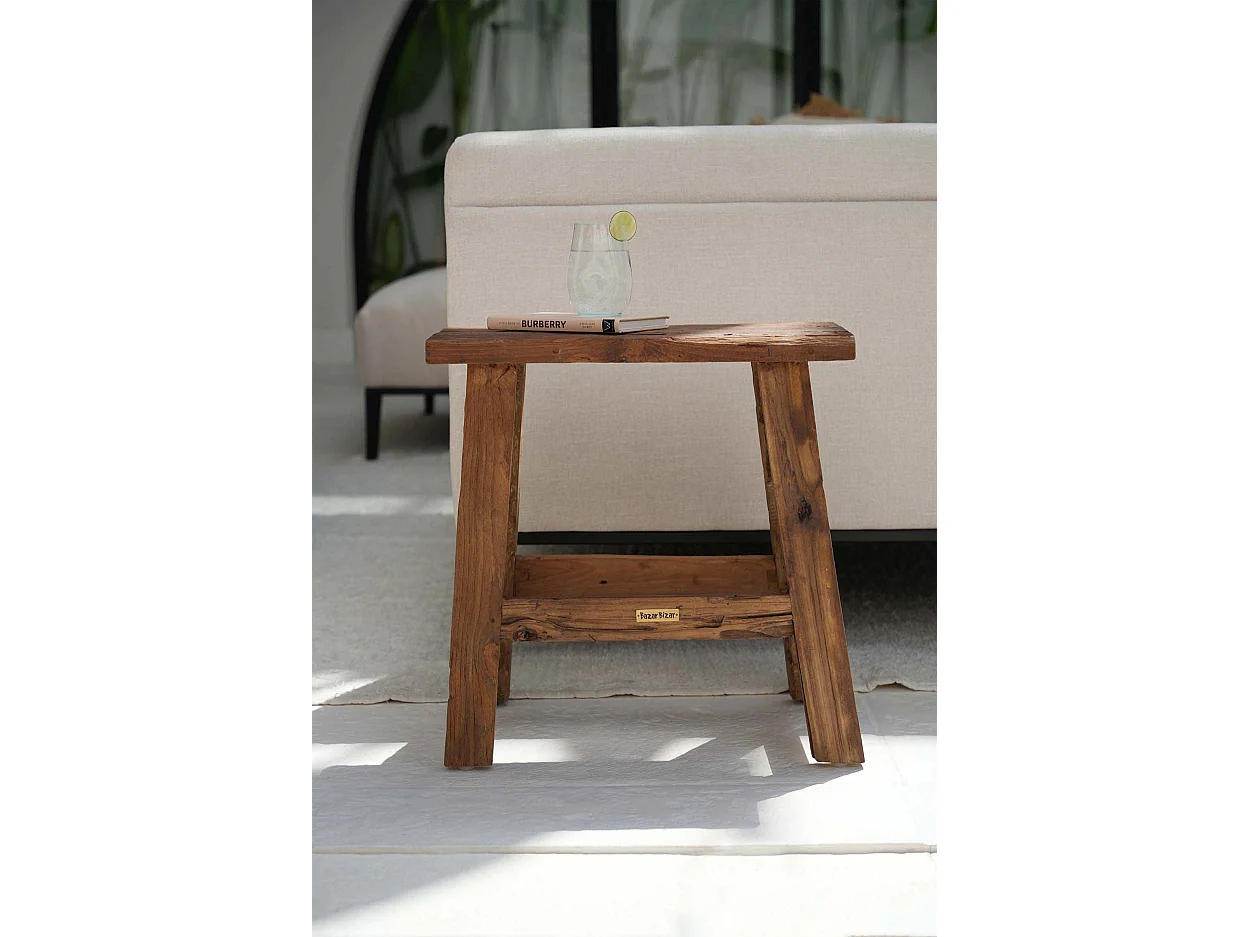 Der Fab Rustic Hocker - Natur