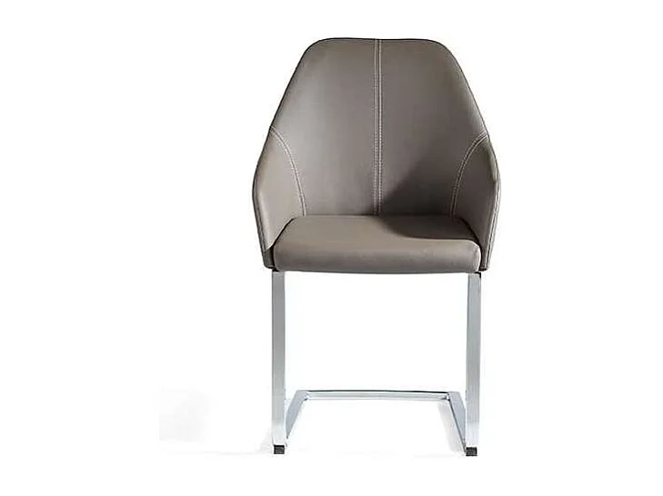 Pack de 2 sillas Lina en color gris topo 55 x 58 x 88/46 cm (largo x ancho x alto)