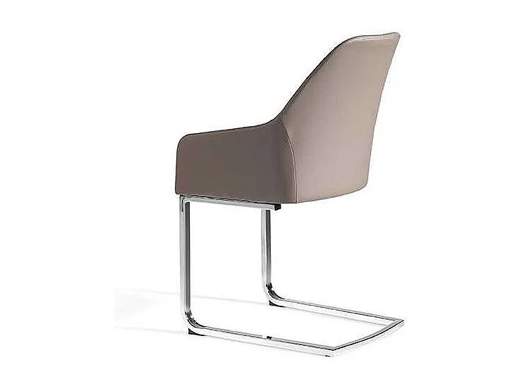 Pack de 2 sillas Lina en color gris topo 55 x 58 x 88/46 cm (largo x ancho x alto)