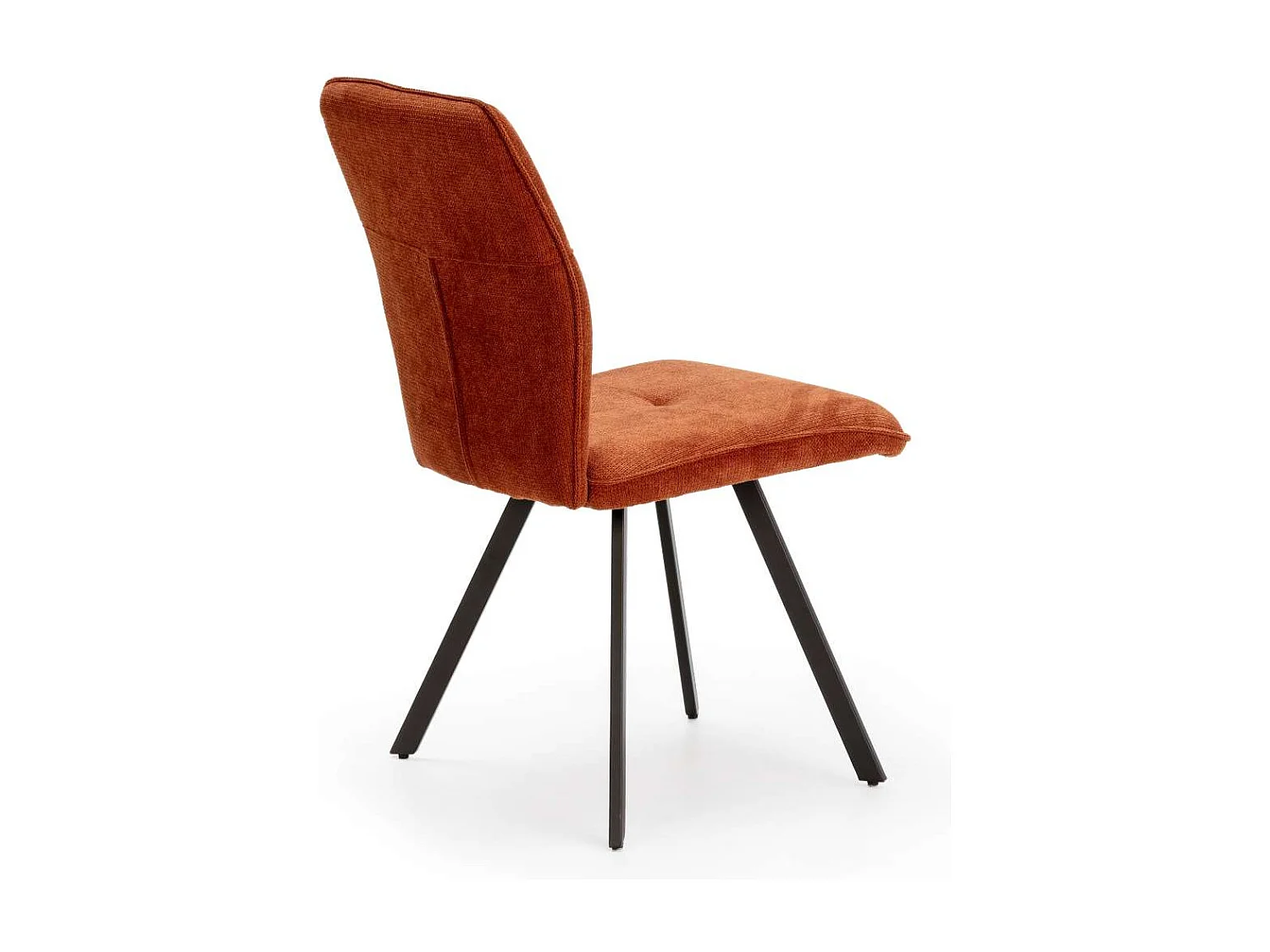 Pack de 4 sillas md-Unai tapizado textil marrón, 89cm(alto) 47cm(ancho) 60cm(largo)