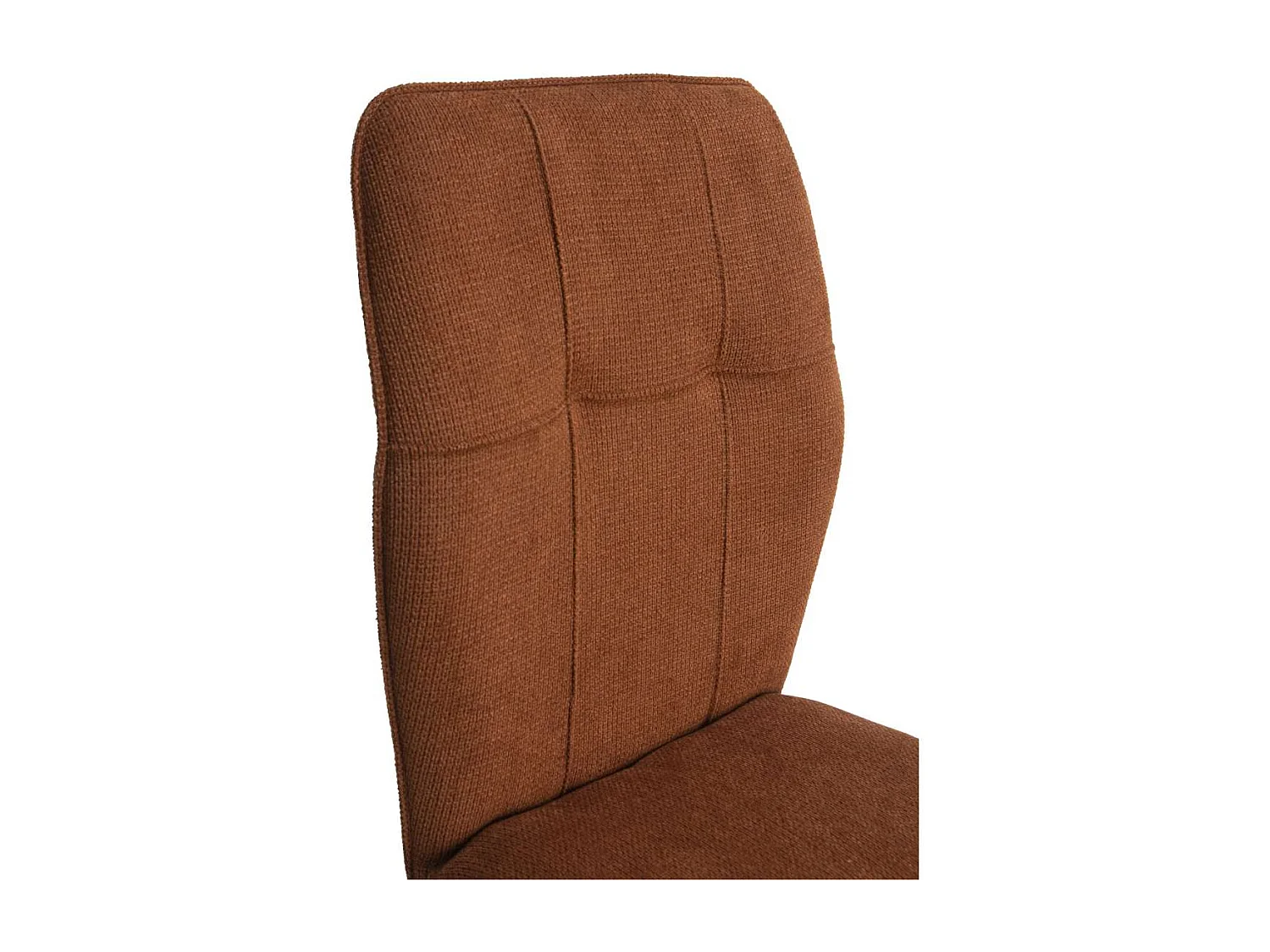 Pack de 4 sillas md-Unai tapizado textil marrón, 89cm(alto) 47cm(ancho) 60cm(largo)