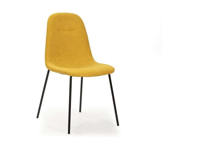 Pack de 4 sillas modelo Roma acabado amarillo 85 cm (alto) 54 cm (ancho) 45 cm (largo)