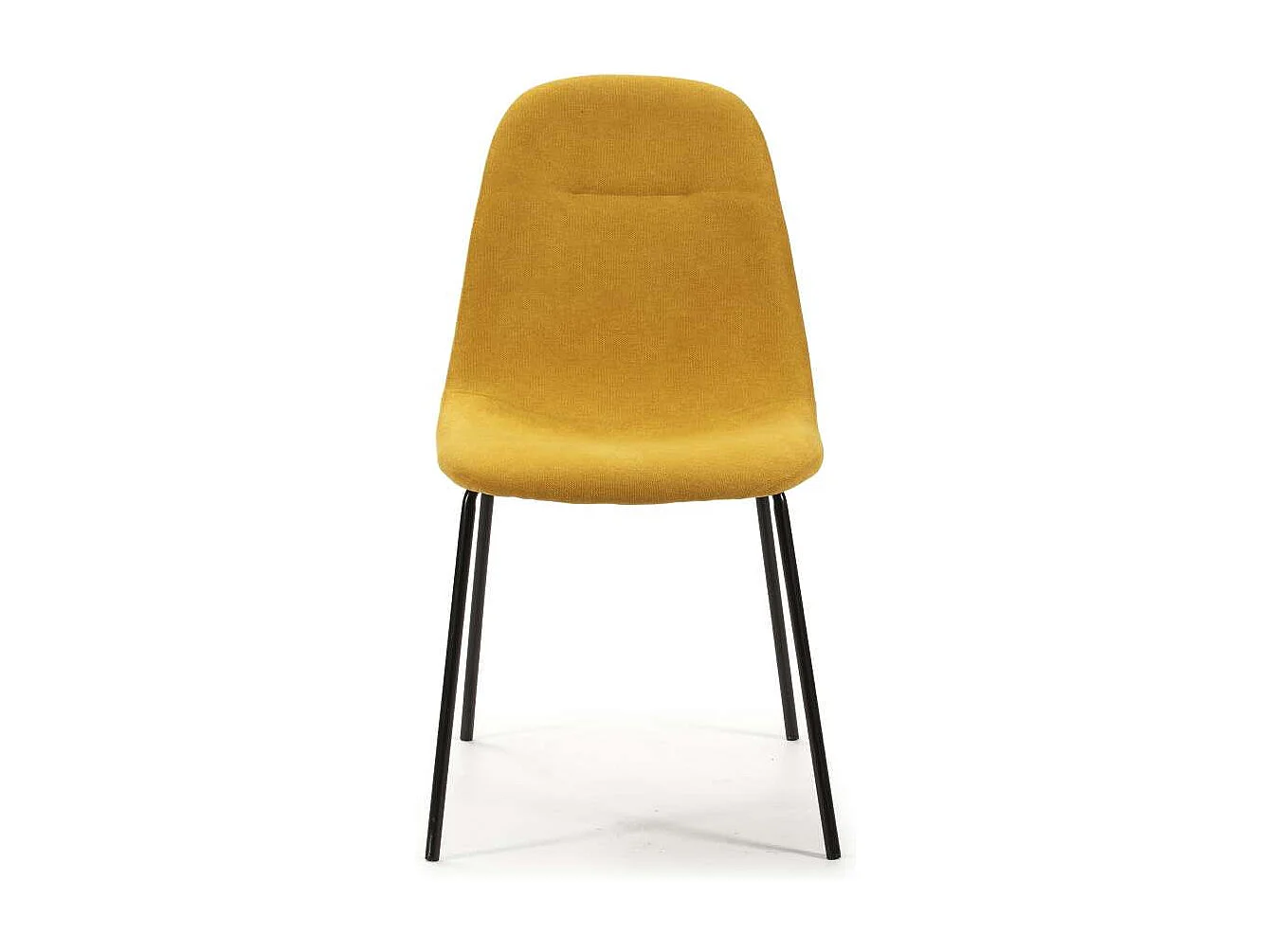 Pack de 4 sillas modelo Roma acabado amarillo 85 cm (alto) 54 cm (ancho) 45 cm (largo)