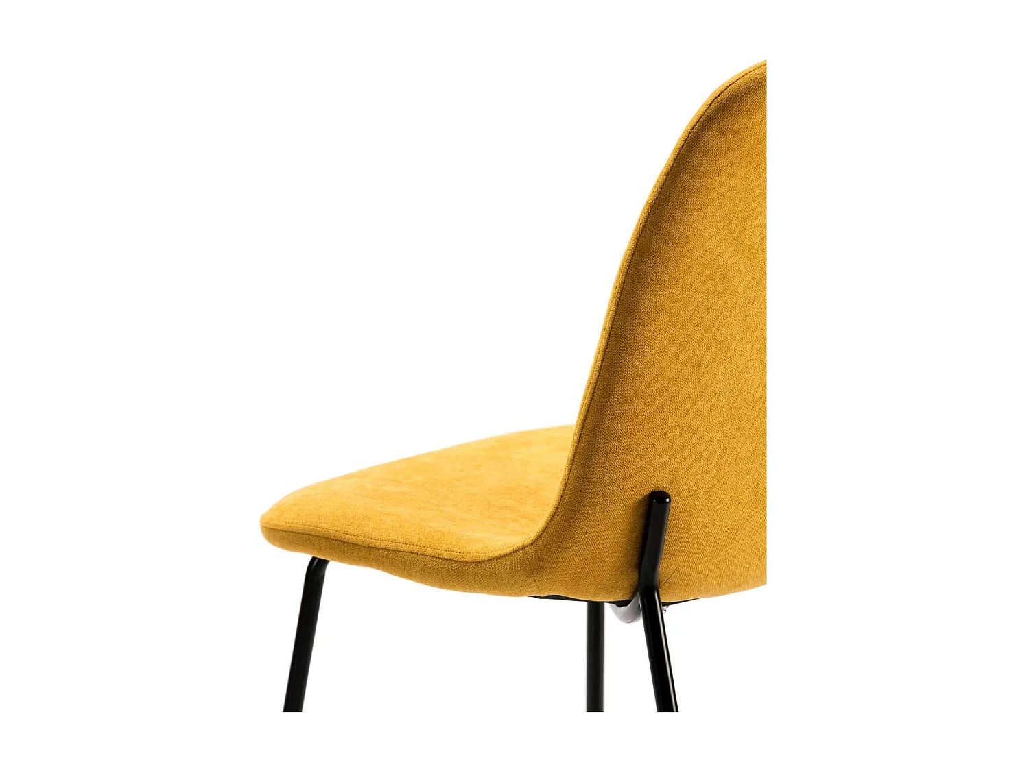 Pack de 4 sillas modelo Roma acabado amarillo 85 cm (alto) 54 cm (ancho) 45 cm (largo)