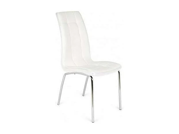 Pack de 4 sillas San Sebastián tapizado en polipiel blanco. 42 cm(ancho ) 96 cm(altura) 5