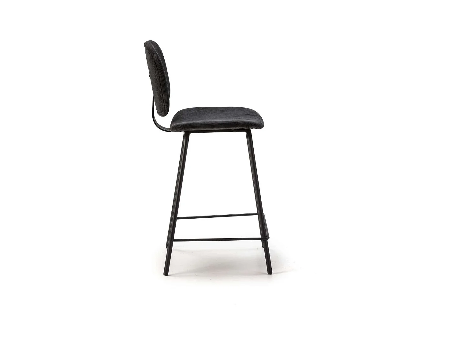 Pack de 2 taburetes modelo MARIO acabado negro, 65/98cm(alto) 50cm(ancho) 44cm (largo)