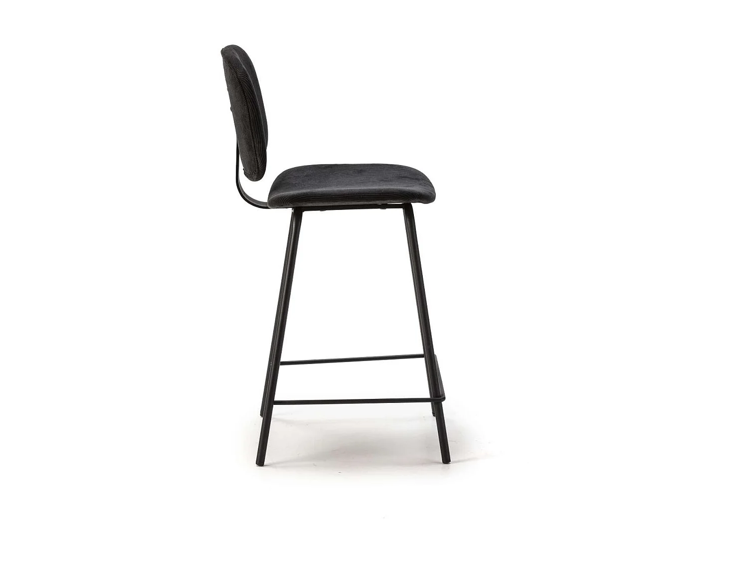 Pack de 2 taburetes modelo MARIO acabado negro, 65/98cm(alto) 50cm(ancho) 44cm (largo)