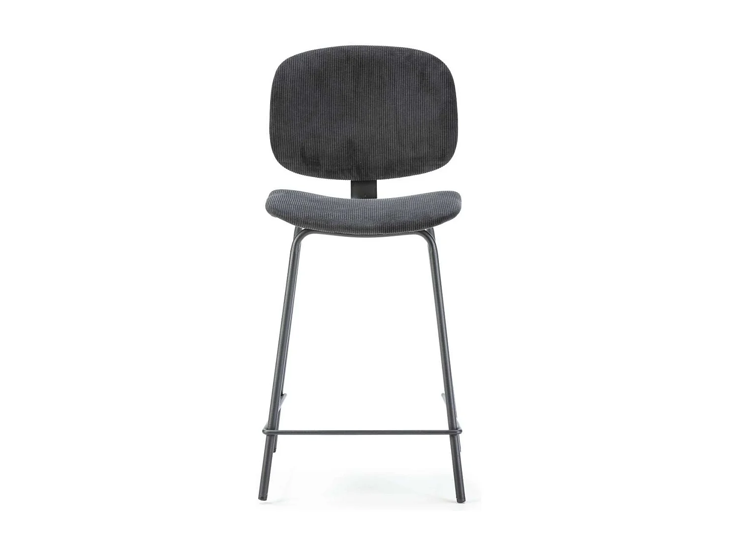 Pack de 2 taburetes modelo MARIO acabado negro, 65/98cm(alto) 50cm(ancho) 44cm (largo)