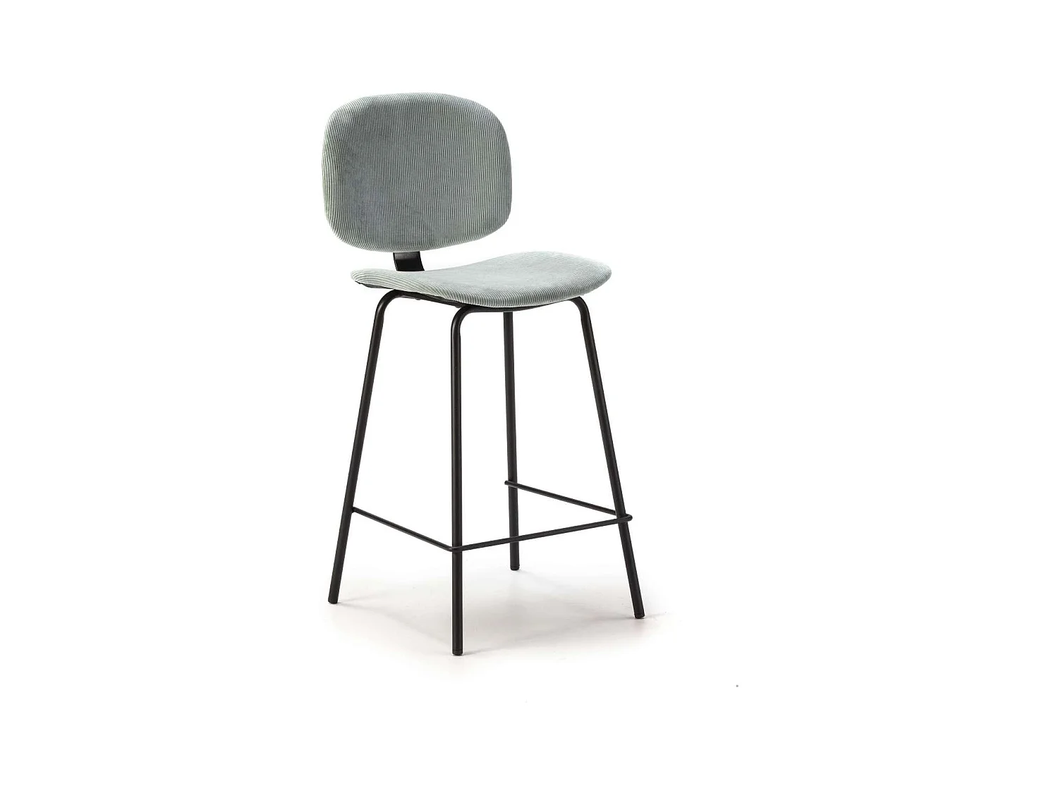 Pack de 2 taburetes modelo MARIO acabado aguamarina, 65/98cm(alto) 50cm(ancho) 44cm (largo