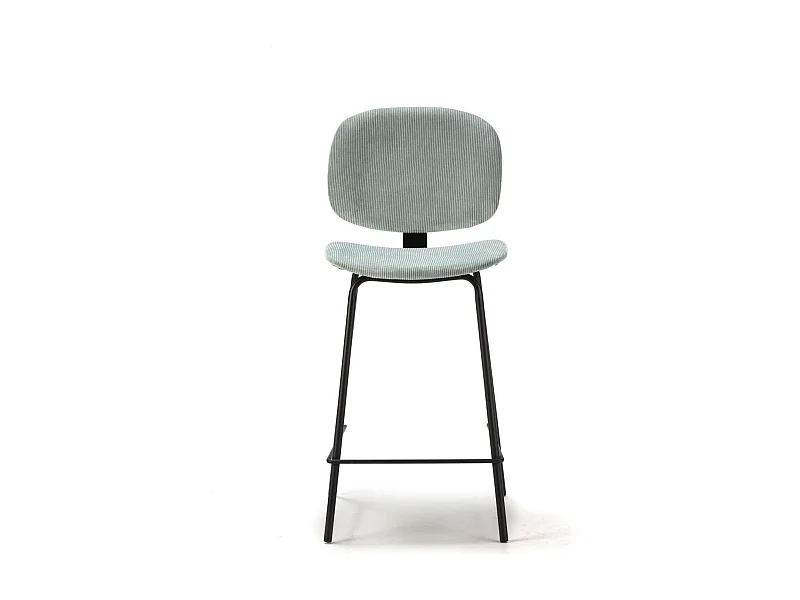 Pack de 2 taburetes modelo MARIO acabado aguamarina, 65/98cm(alto) 50cm(ancho) 44cm (largo