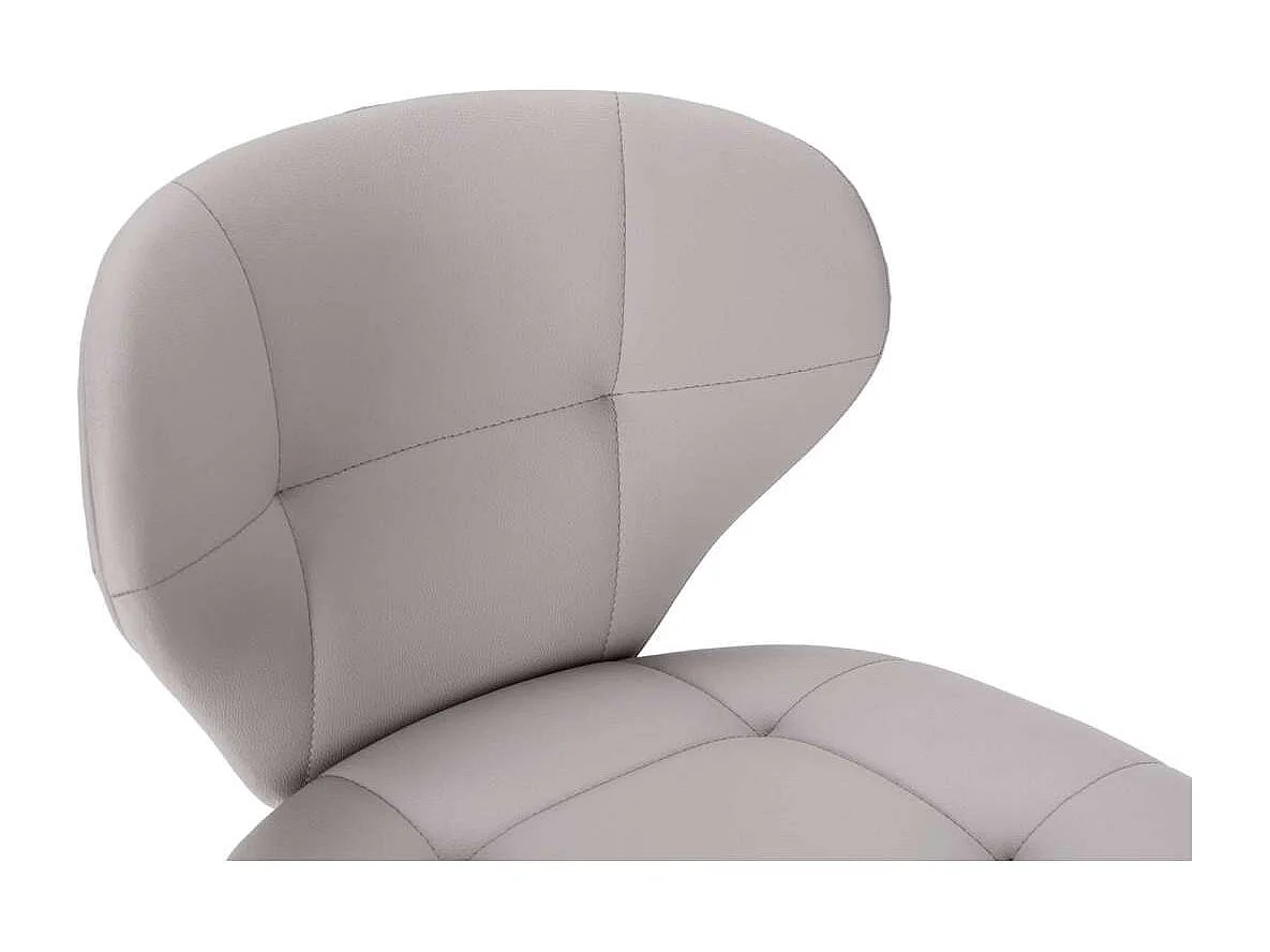 Pack de 2 taburetes modelo Fauna tapizado en polipiel beige, 94cm(alto) 45cm(ancho) 52cm (