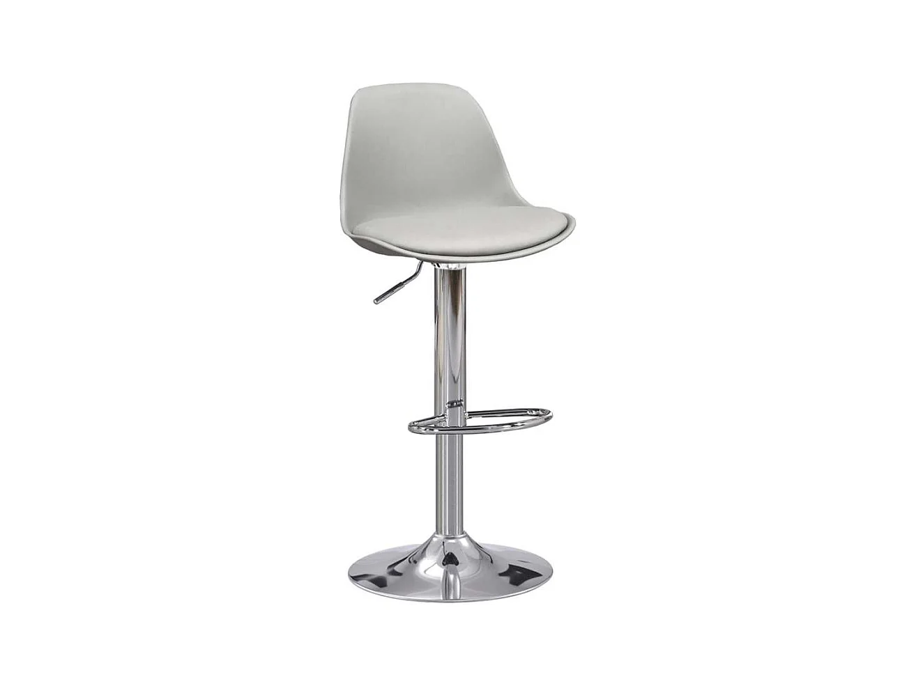 Pack de 2 taburetes regulables modelo Picaso color gris, 38 cm(ancho ) 84-104 cm(altura) 3