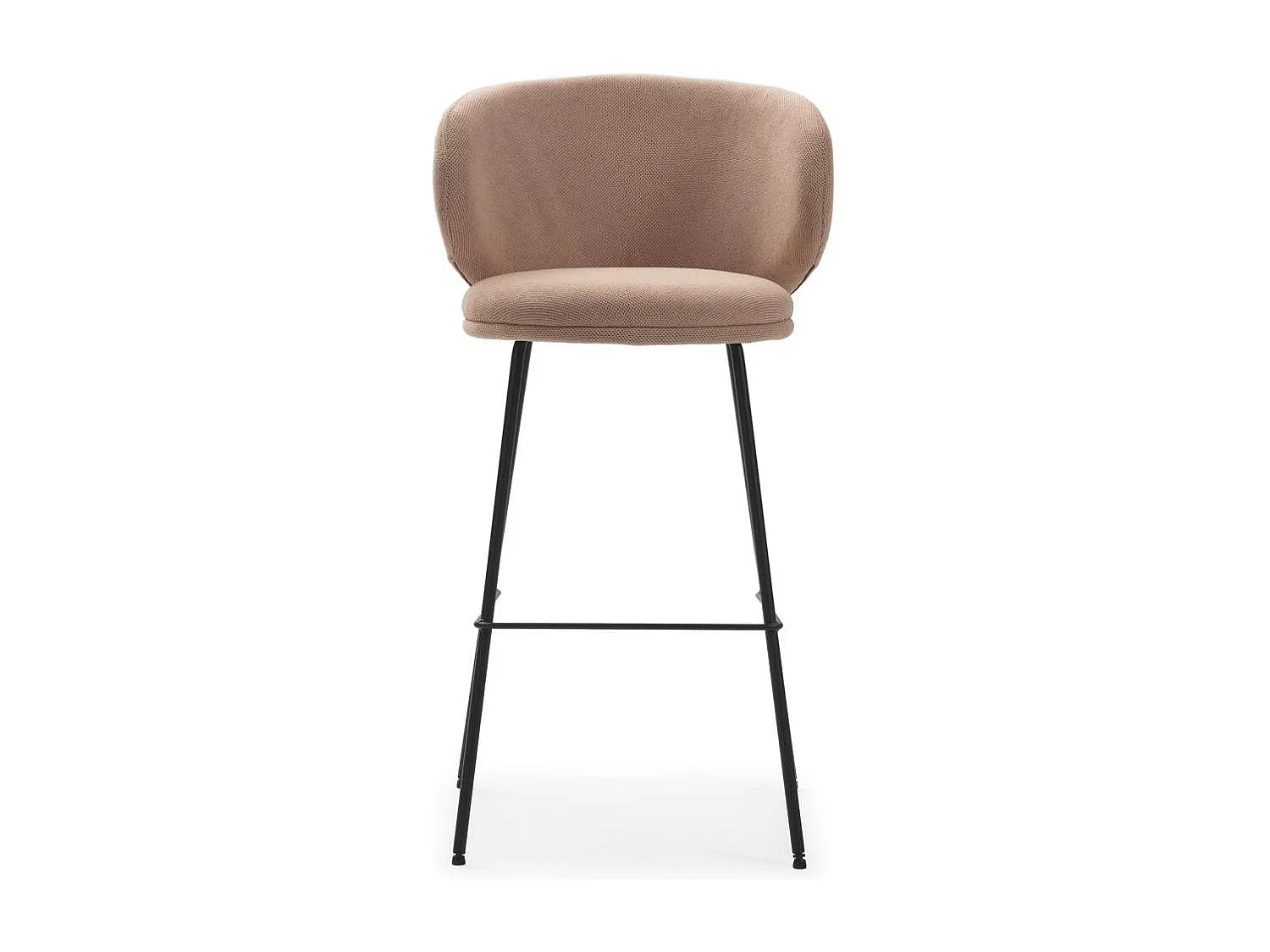 Pack de 2 taburetes modelo Rebeca acabado rosa claro, 99cm(alto) 53cm(ancho) 56cm (largo)