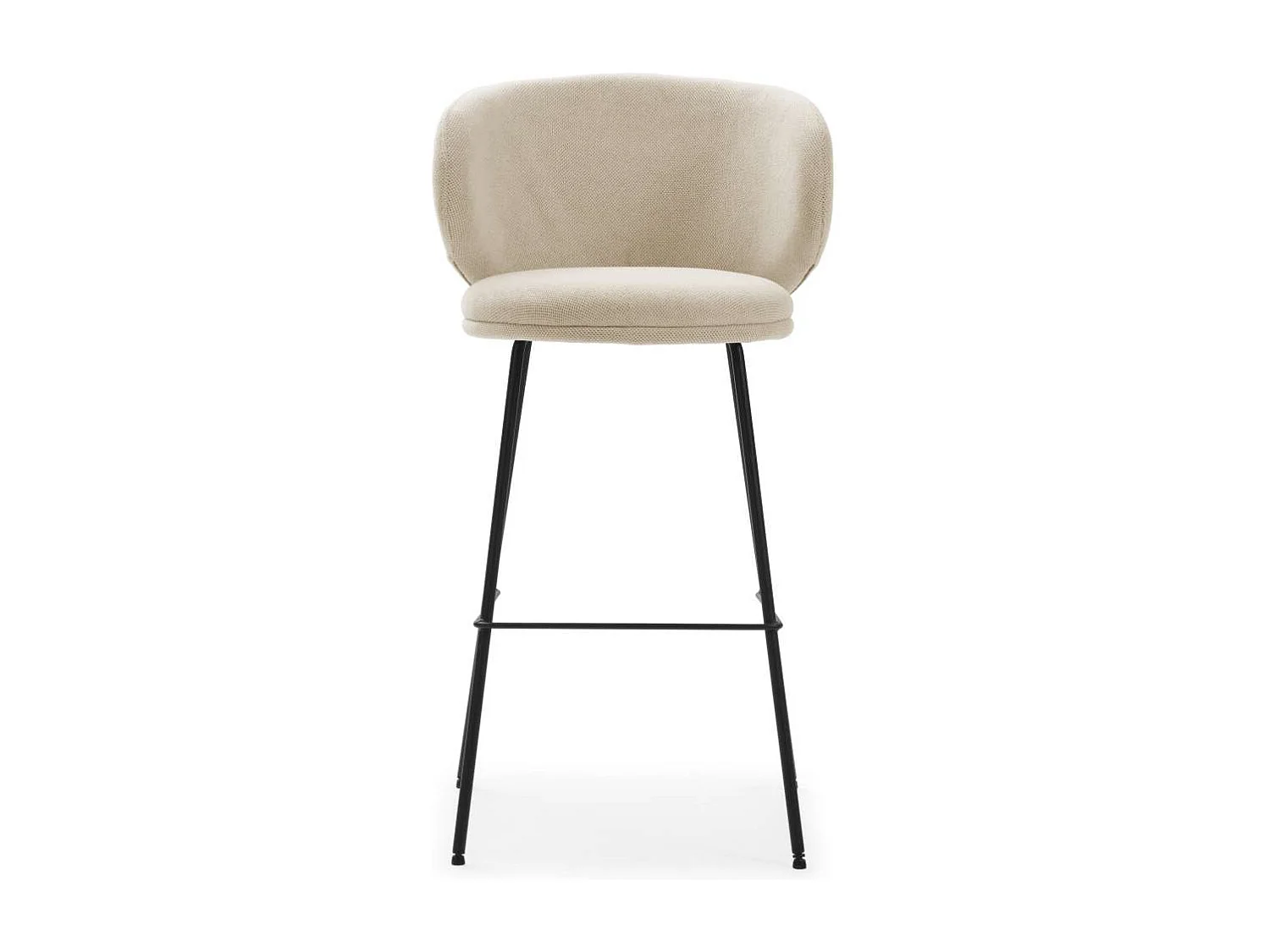 Pack de 2 taburetes modelo Rebeca acabado rosa claro, 99cm(alto) 53cm(ancho) 56cm (largo)