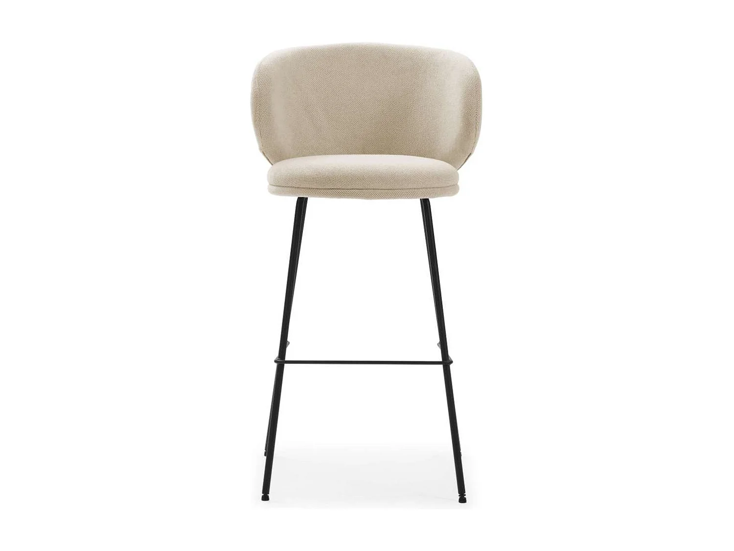 Pack de 2 taburetes modelo Rebeca acabado rosa claro, 99cm(alto) 53cm(ancho) 56cm (largo)