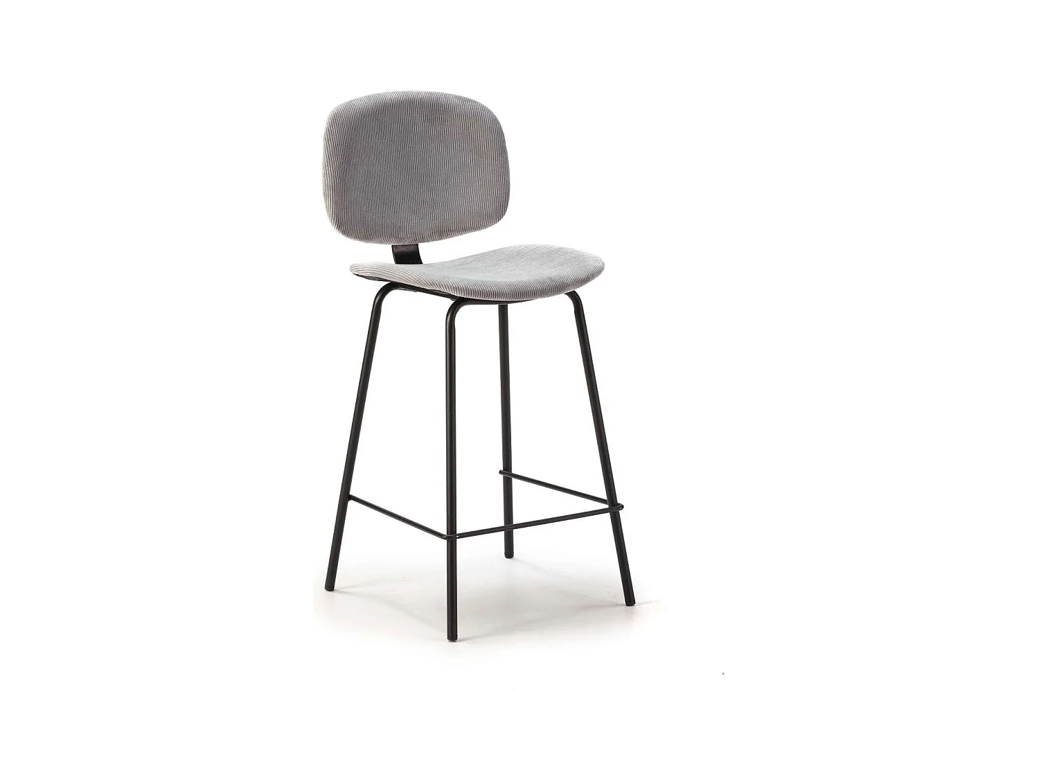 Pack de 2 taburetes modelo MARIO acabado gris, 65/98cm(alto) 50cm(ancho) 44cm (largo)