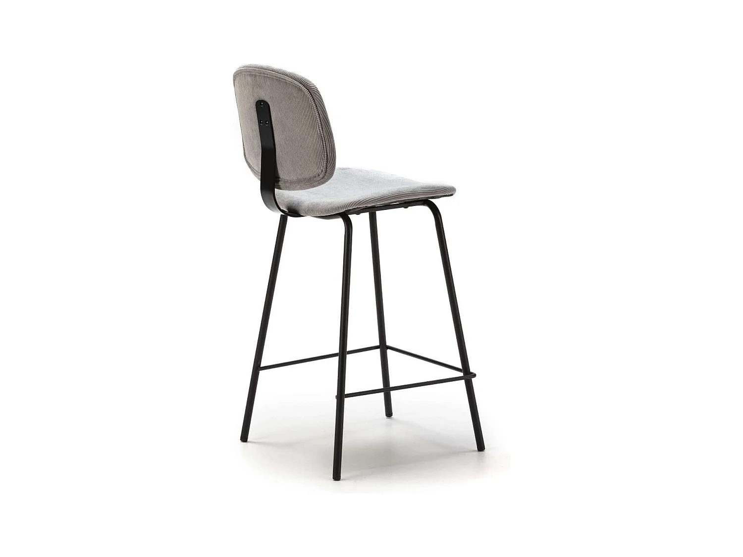 Pack de 2 taburetes modelo MARIO acabado gris, 65/98cm(alto) 50cm(ancho) 44cm (largo)