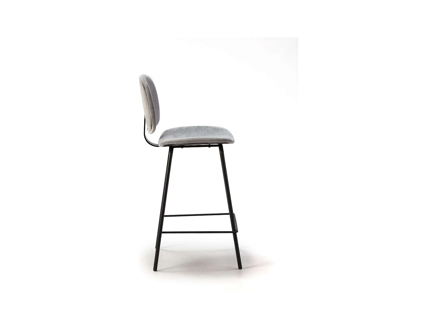 Pack de 2 taburetes modelo MARIO acabado gris, 65/98cm(alto) 50cm(ancho) 44cm (largo)