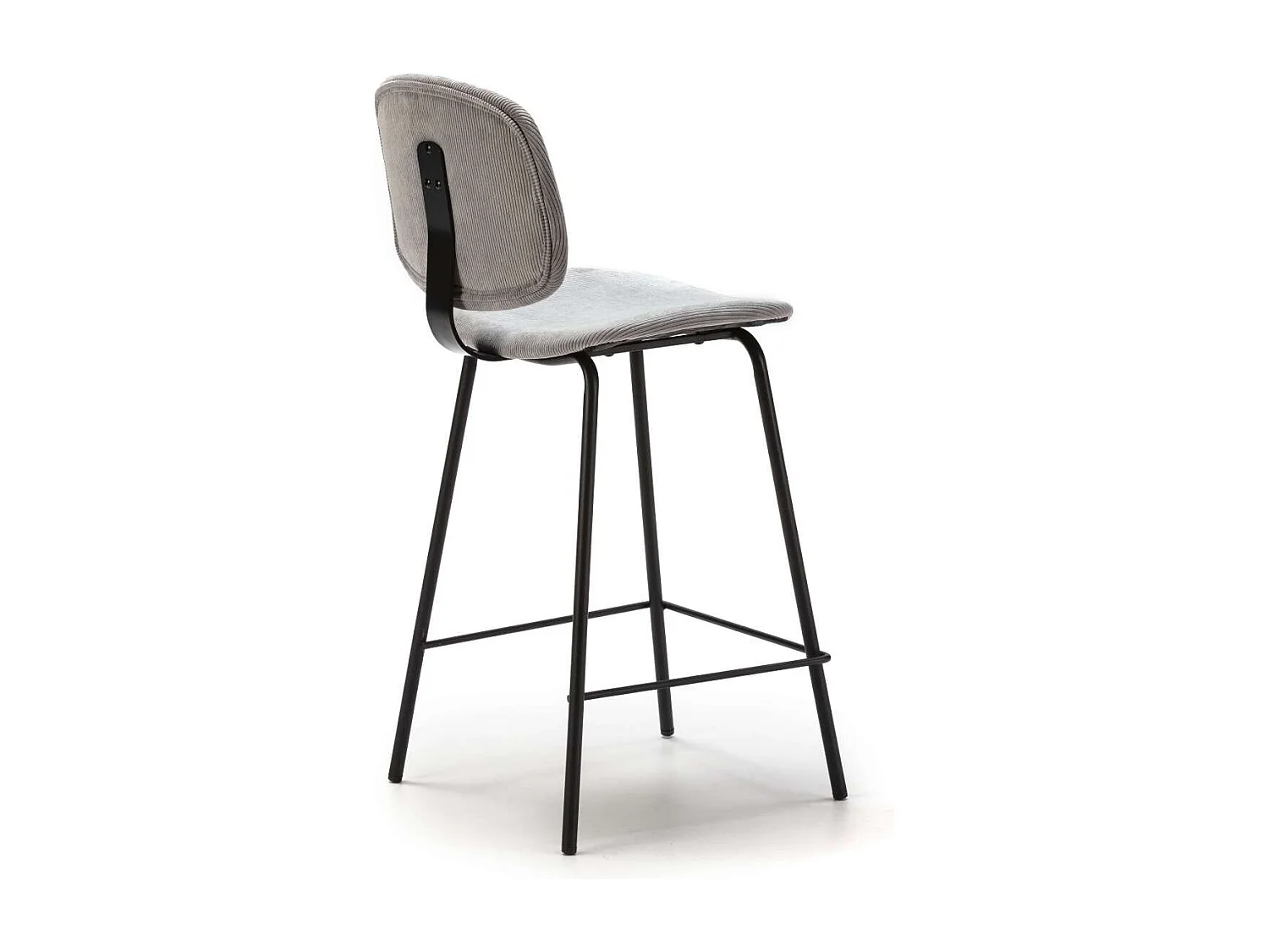 Pack de 2 taburetes modelo MARIO acabado gris, 65/98cm(alto) 50cm(ancho) 44cm (largo)