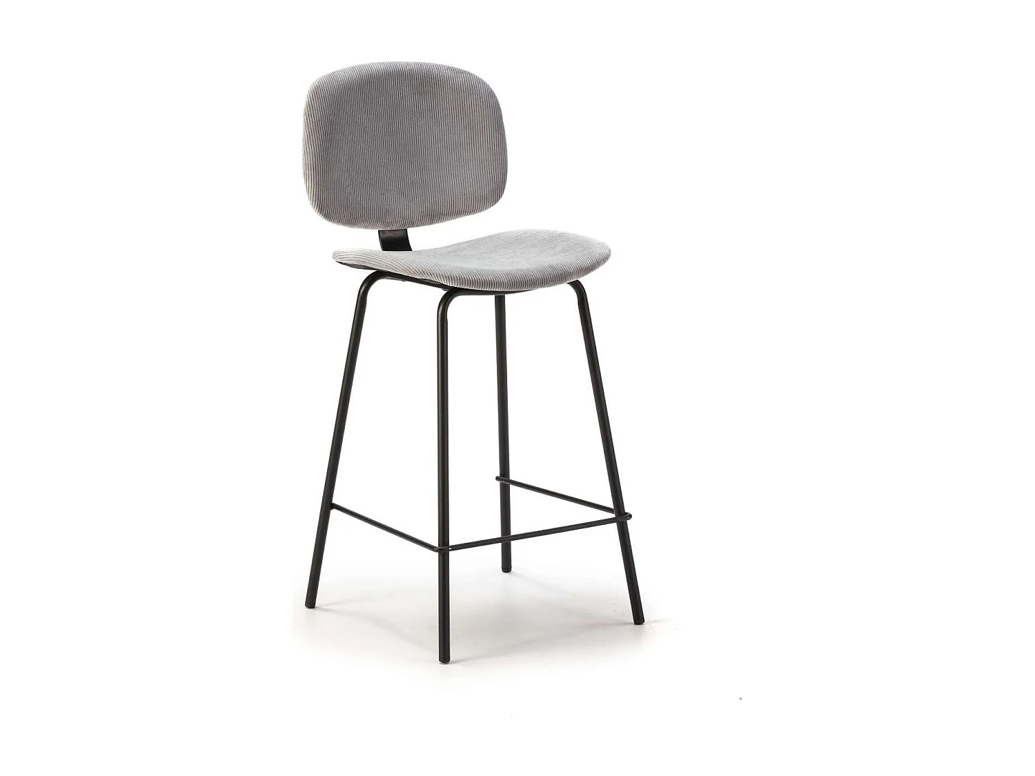 Pack de 2 taburetes modelo MARIO acabado gris, 65/98cm(alto) 50cm(ancho) 44cm (largo)