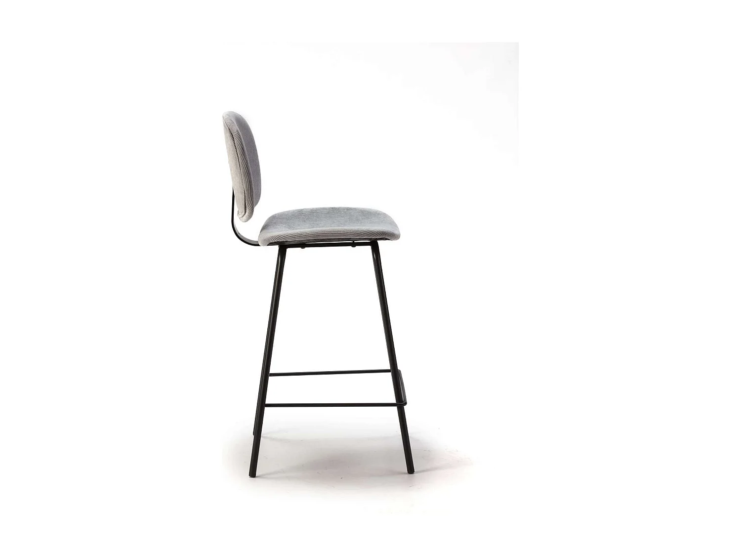Pack de 2 taburetes modelo MARIO acabado gris, 65/98cm(alto) 50cm(ancho) 44cm (largo)