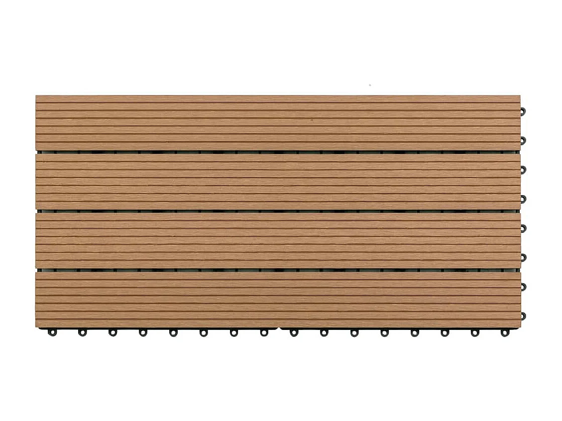 Prolenta Premium -  Terrastegels 6 st 60x30 cm 1,08 m² HKC bruin