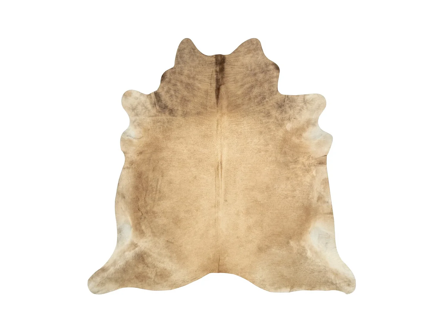 Ardpatrick  Tapis en peau de vache véritable 150 x 170 cm Beige