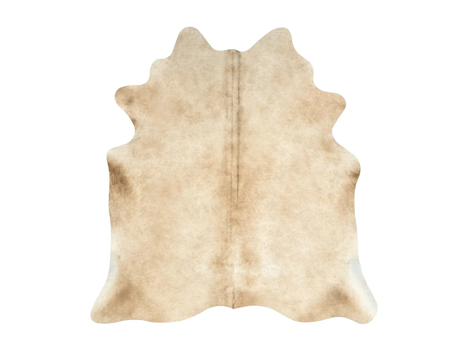 Ardpatrick  Tapis en peau de vache véritable 150 x 170 cm Beige