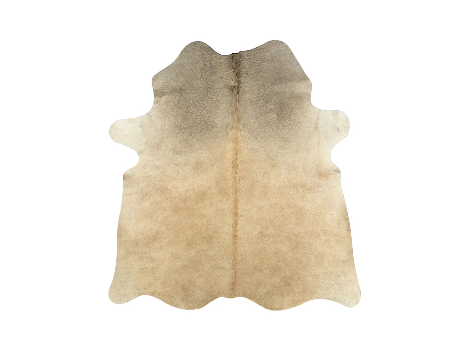 Ardpatrick  Alfombra de piel de vaca auténtica beige 150x170 cm