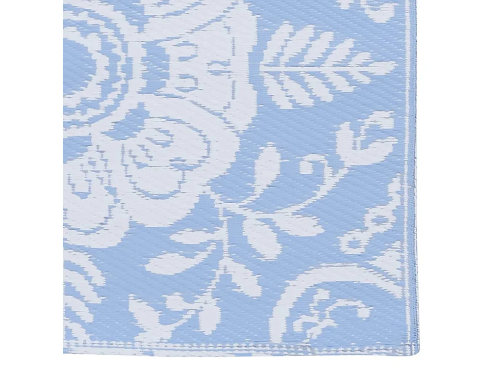 Seran  Tapis d'extérieur ARAKIL Bleu azuré 80x150 cm PP