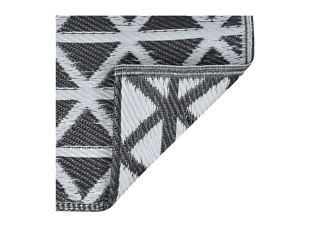 Seran  Buitenkleed ARAKIL 190x290 cm PP zwart