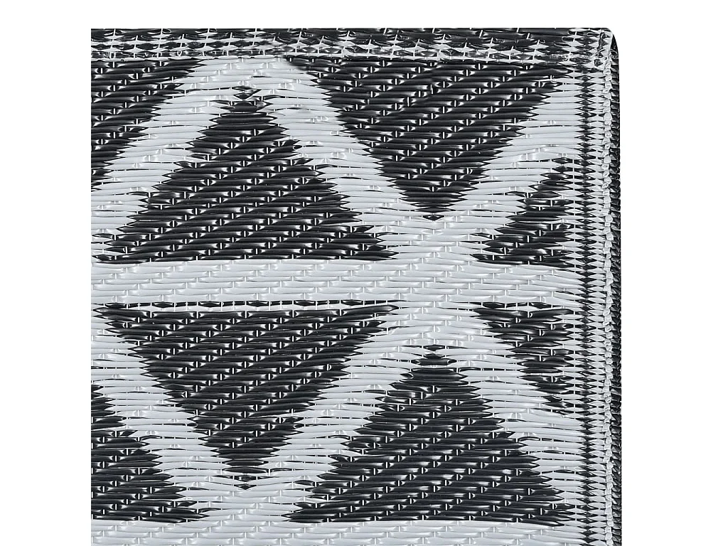 Seran  Outdoor-Teppich ARAKIL Schwarz 190x290 cm PP